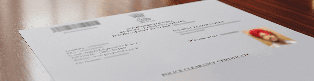 New Indian police clearance requirements on 1 December 2025